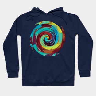 Rainbow Spiral 9 Hoodie